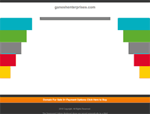 Tablet Screenshot of ganeshenterprises.com